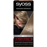 Syoss Permanent Coloration farba do włosów trwale koloryzująca 7-5 Naturalny Popielaty Blond, 1 szt.