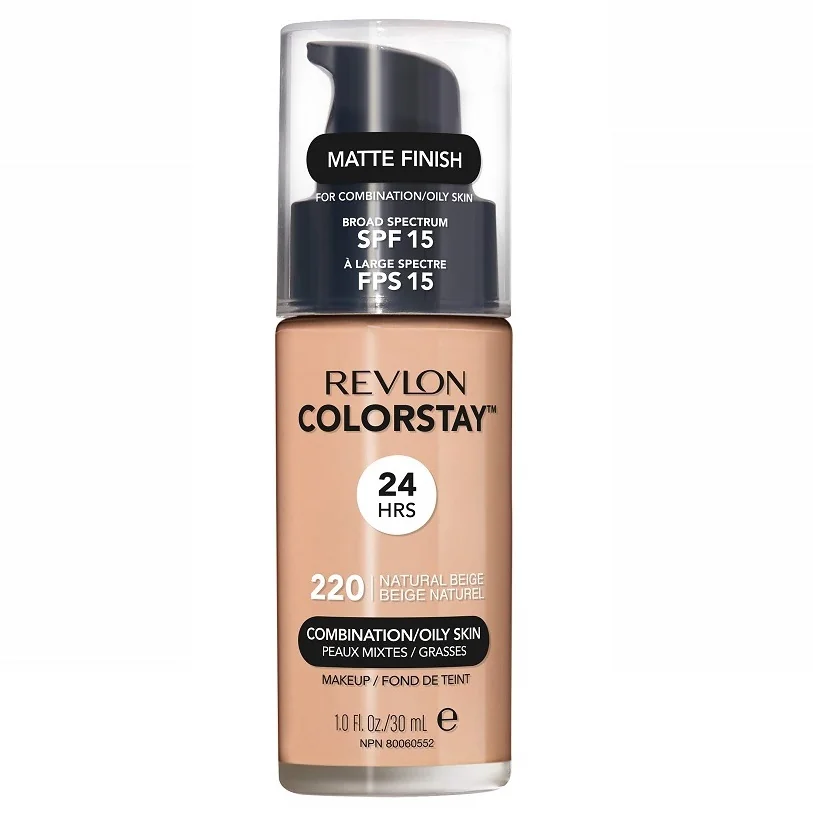 Revlon ColorStay podkład do cery mieszanej i tłustej, nr 220 Natural Beige, 30 ml