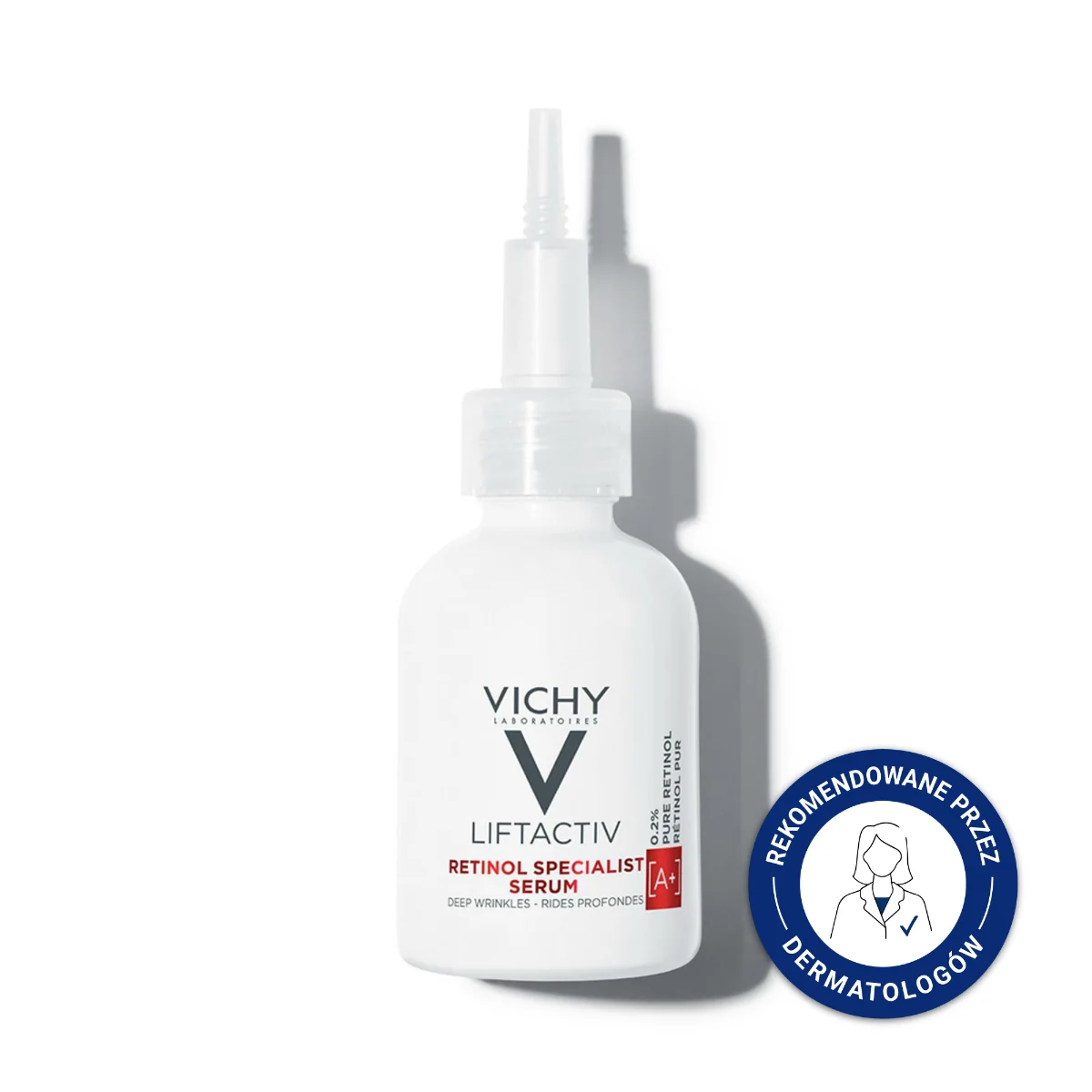 Vichy Liftactiv Retinol Specialist, Głębokie zmarszczki, Serum na noc, 30 ml