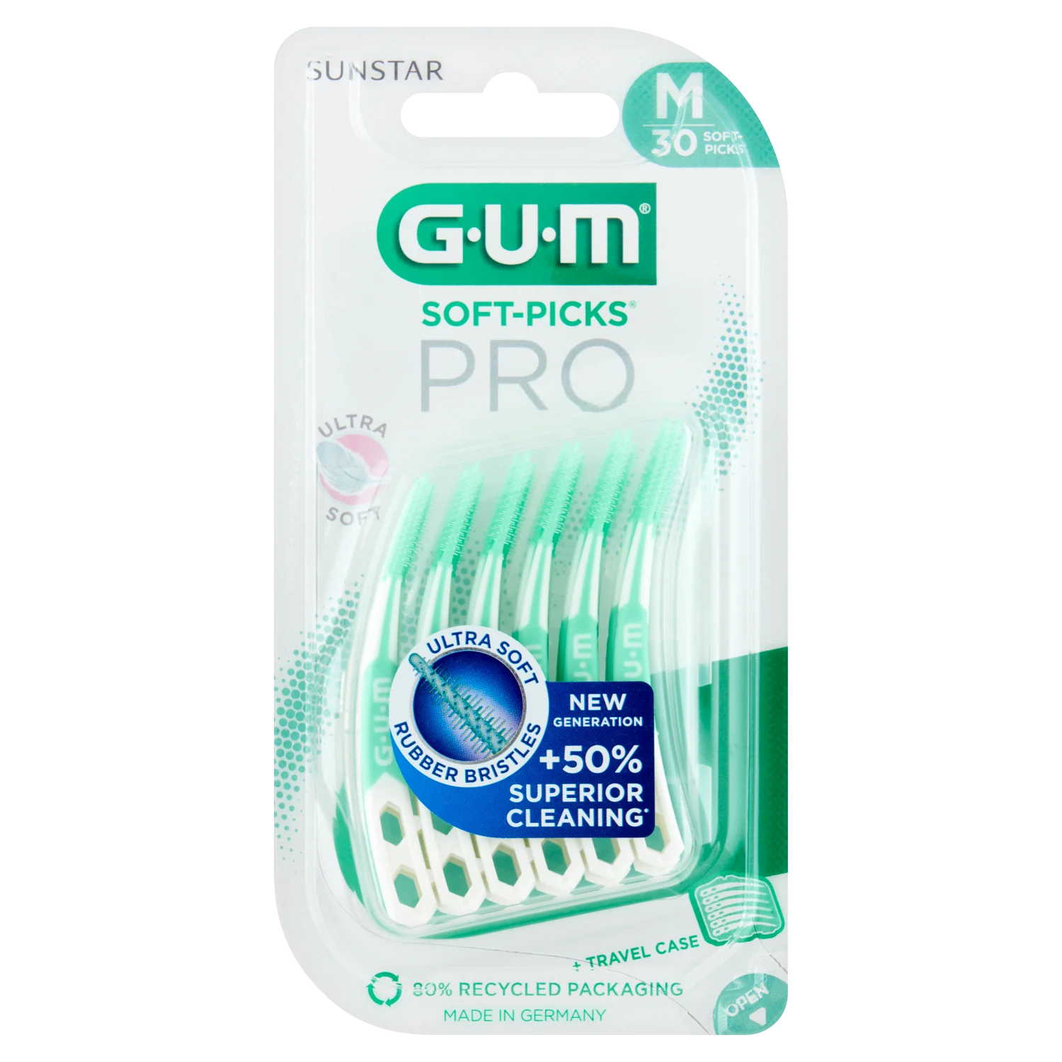 Sunstar Sunstar GUM Soft-Picks PRO, Szczoteczki międzyzębowe M, 30 szt.