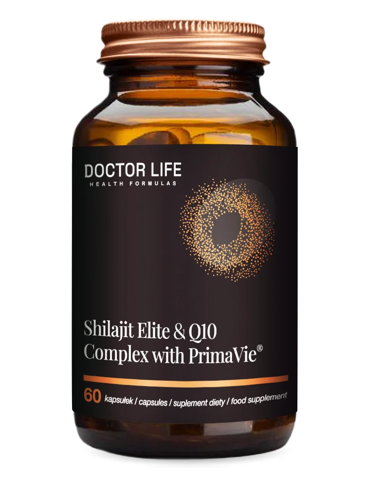 Doctor Life Shilajit Elite & Q10 Complex PrimaVie 60 kapsułek