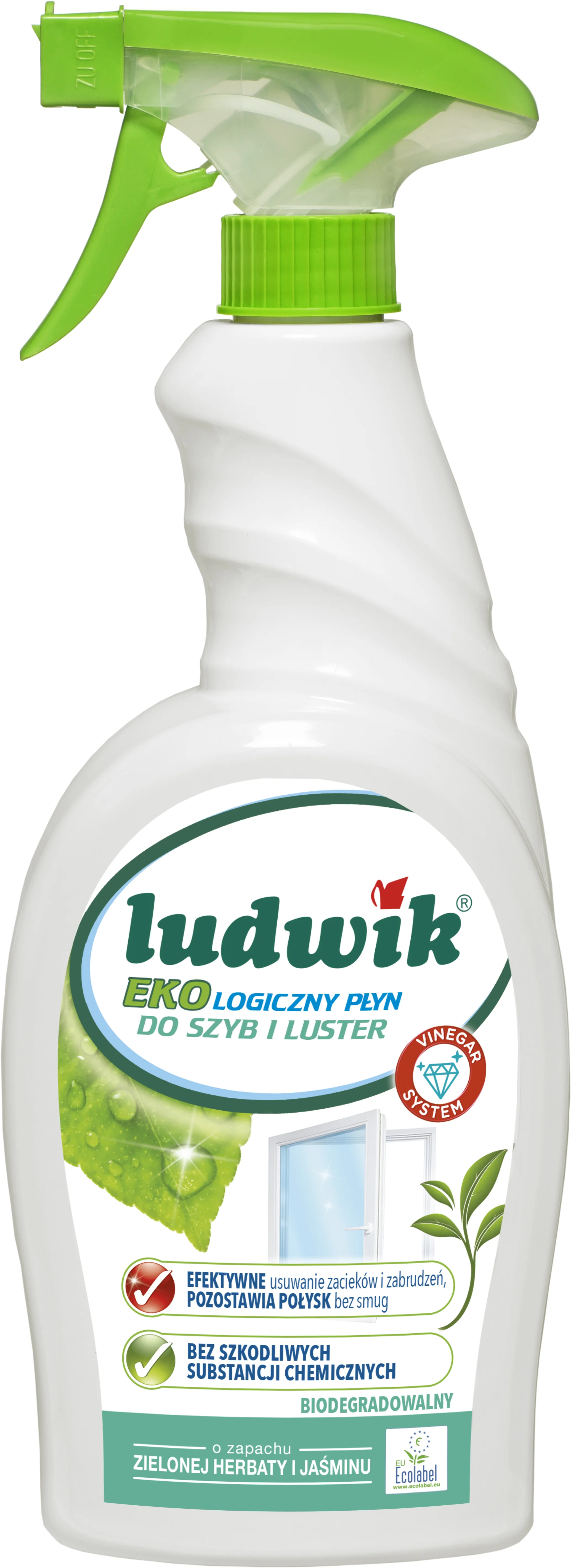 Ludwik ekologiczny płyn do mycia szyb i luster, 750 ml