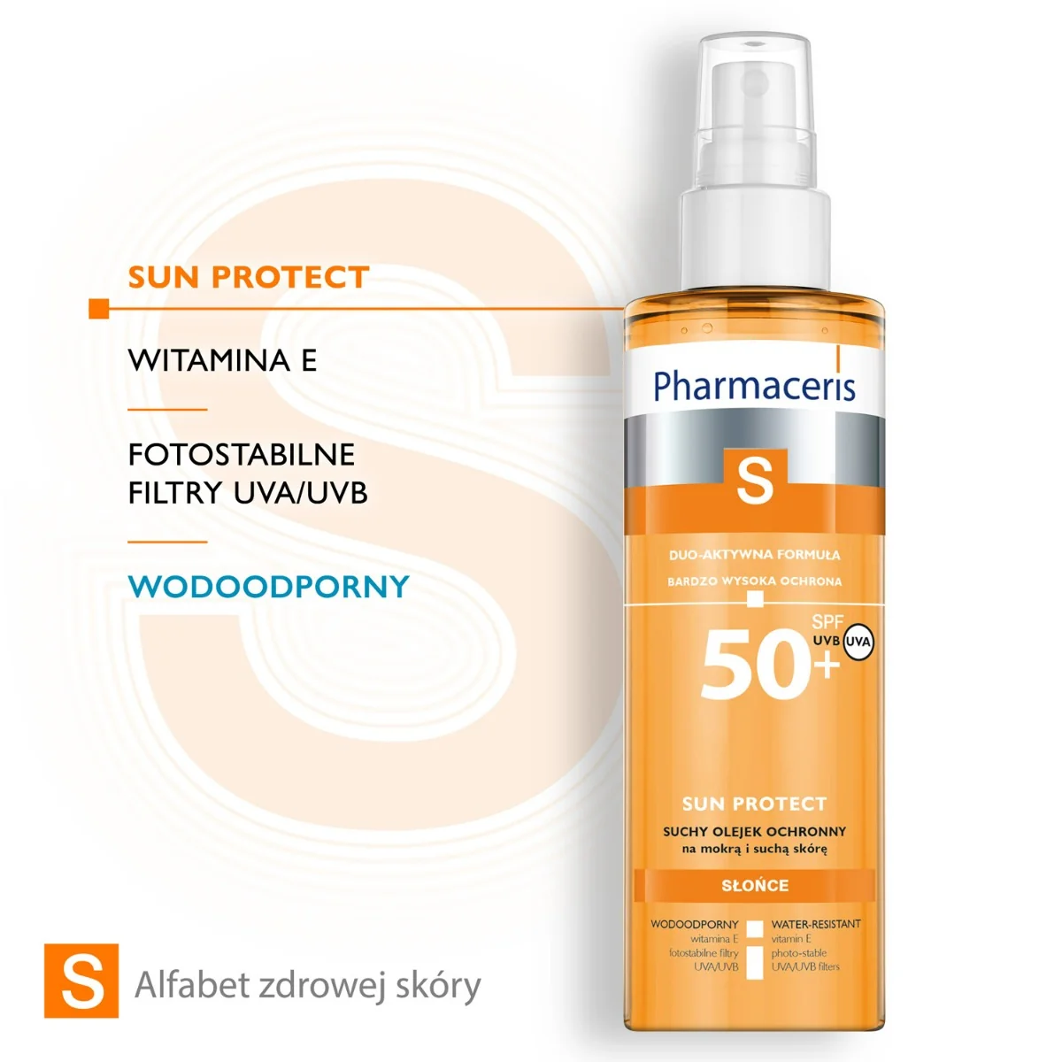 Pharmaceris S Sun Protect olejek ochronny Spf 50+, 200 ml