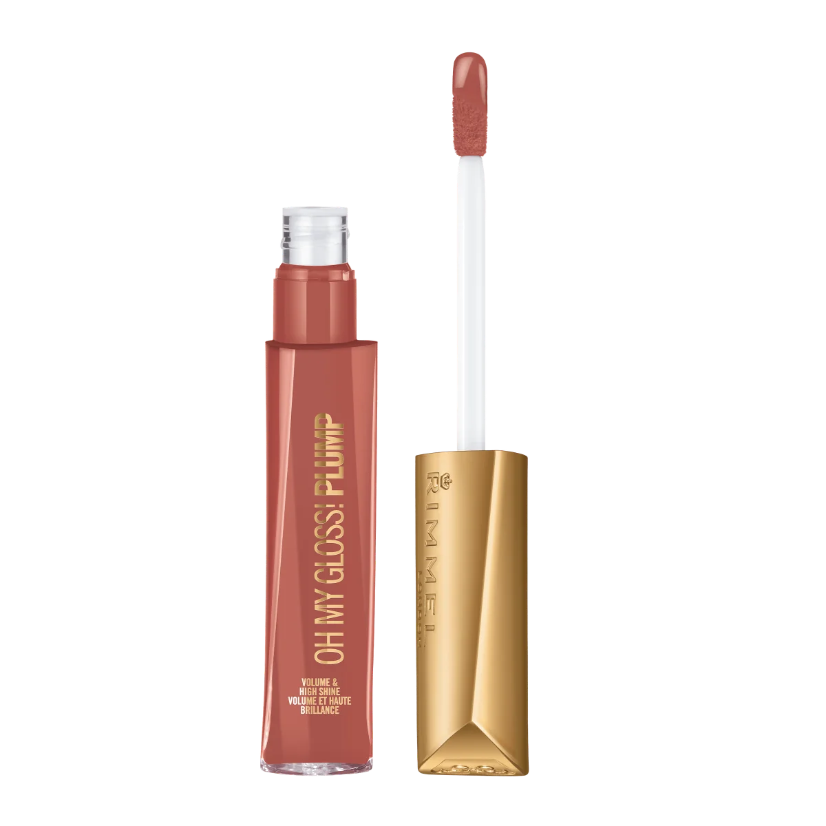 Rimmel Oh My Gloss! Plump Błyszczyk dający efekt powiększonych ust 759 Spiced Nude, 6,5 ml