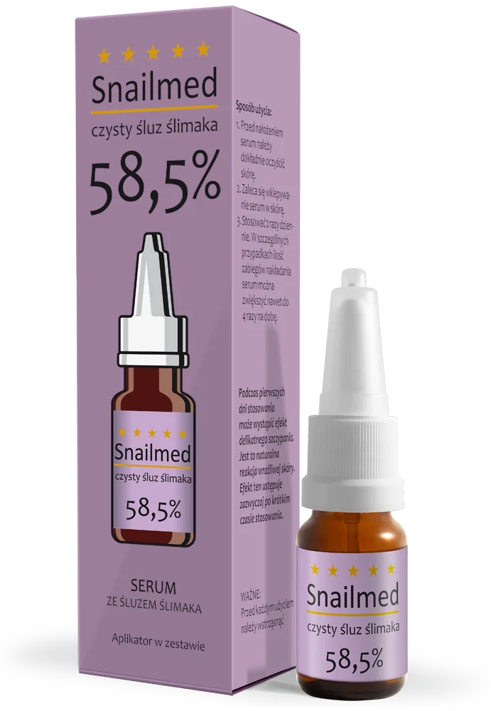 Snailmed, serum ze śluzem ślimaka, ampułka 8 ml