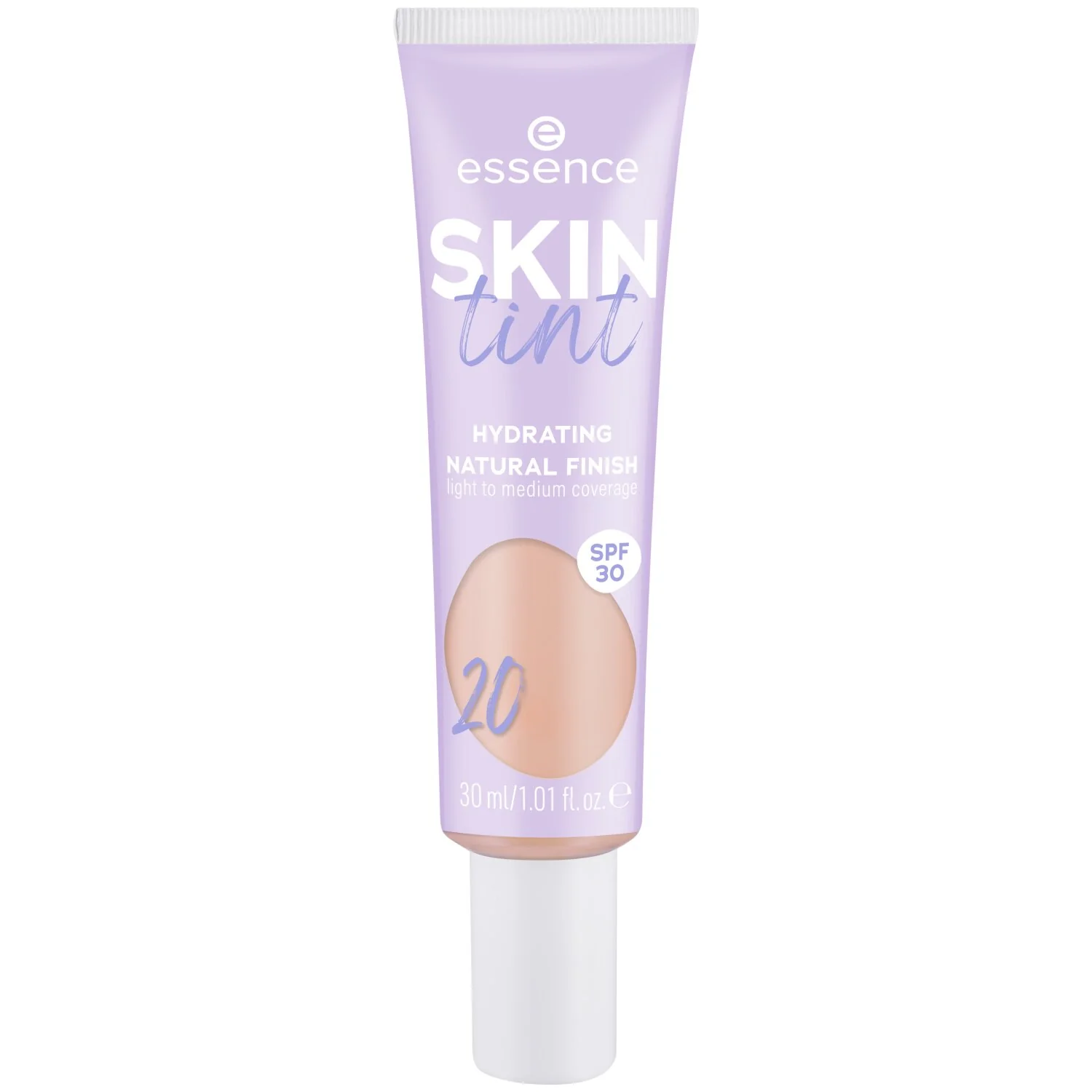 Essence Skin Tint nawilżający krem koloryzujący o lekkim i średnim kryciu SPF30 20, 30 ml 