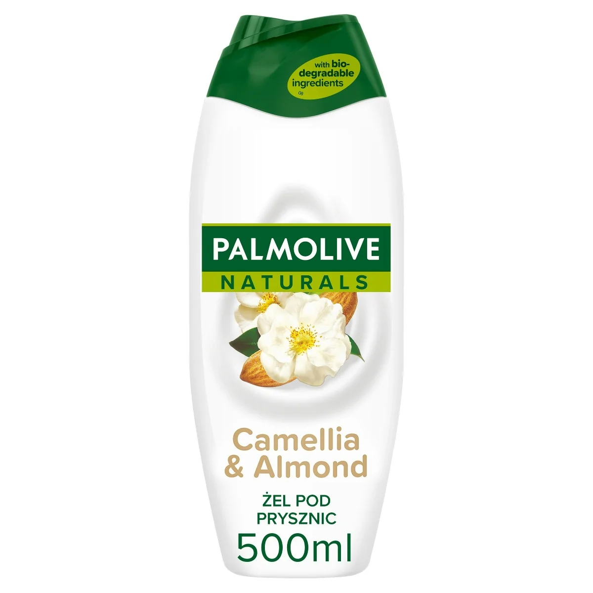 Palmolive Naturals, Żel pod prysznic Kamelia i migdał, 500 ml