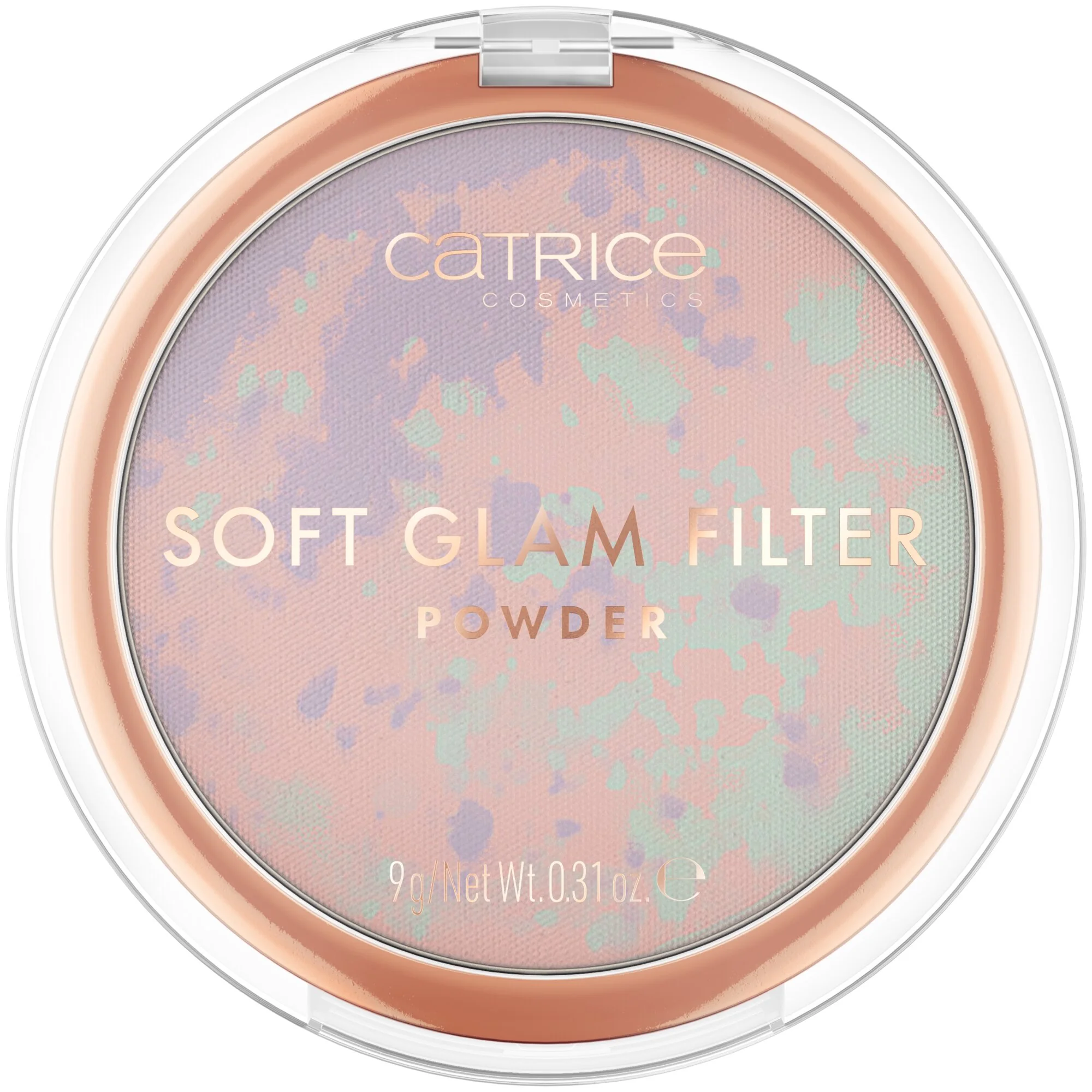 CATRICE Soft Glam Filter trójkolorowy puder do twarzy, 9 g 