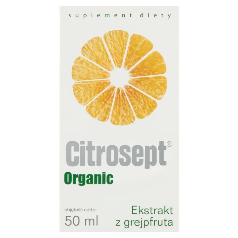 Citrosept Organic Ekstrakt z grejpfruta, suplement diety, 50 ml