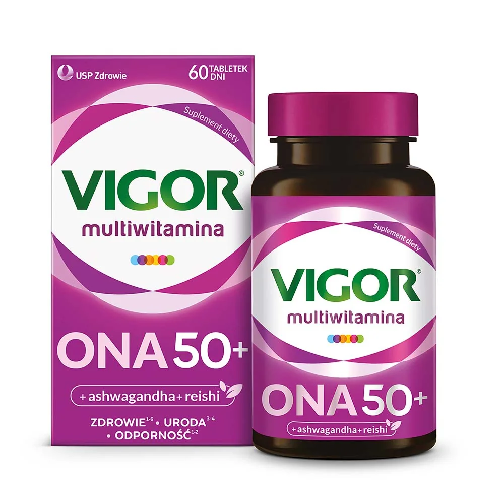 Vigor Multiwitamina ONA 50+, suplement diety, 60 tabletek