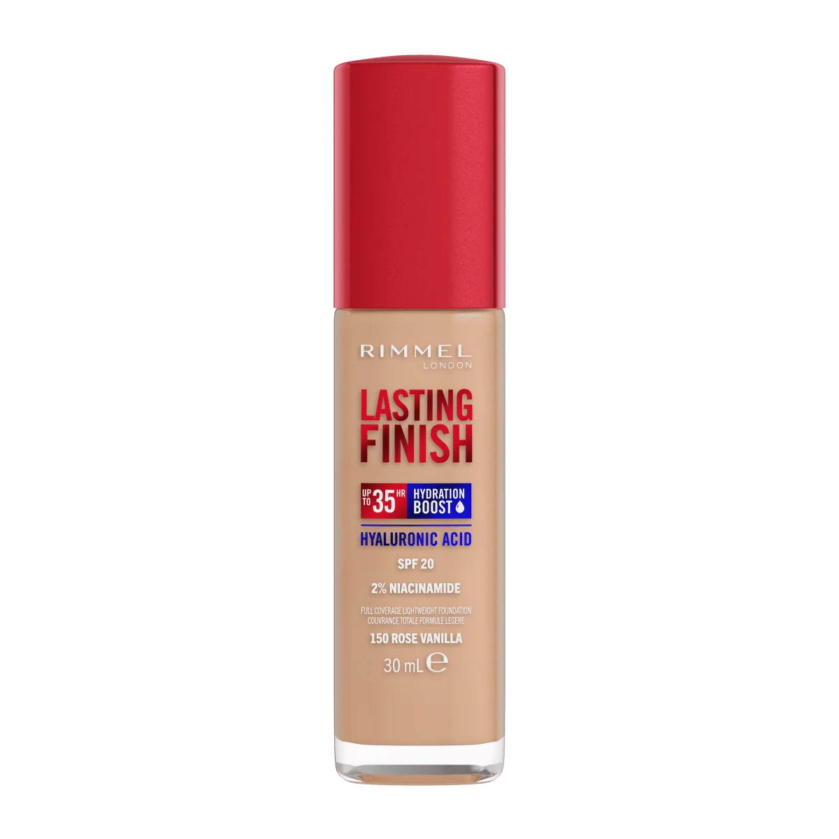 Rimmel Lasting Finish Foundation Podkład do twarzy nr 150 Rose Vanilla, 30 ml