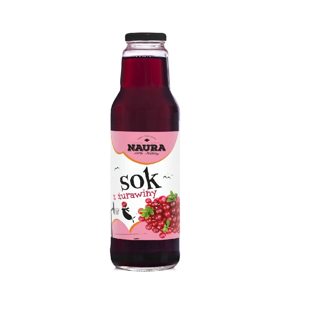 Naura sok z żurawiny, 750 ml