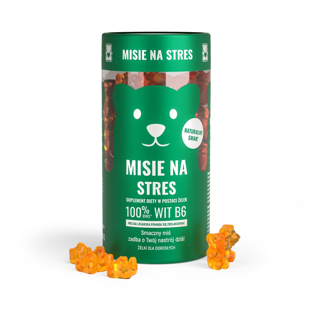 Noble Health misie na stres, 60 żelek