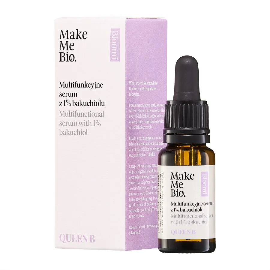 Make Me Bio Bloomi Queen B serum multifunkcyjne z 1% bakuchiolu, 15 ml 