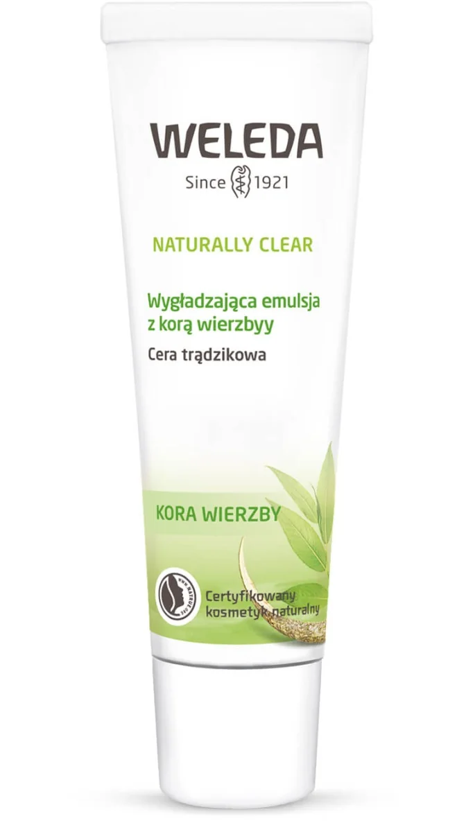 Weleda Naturally Clear, wygładzająca emulsja z korą wierzby, 30 ml