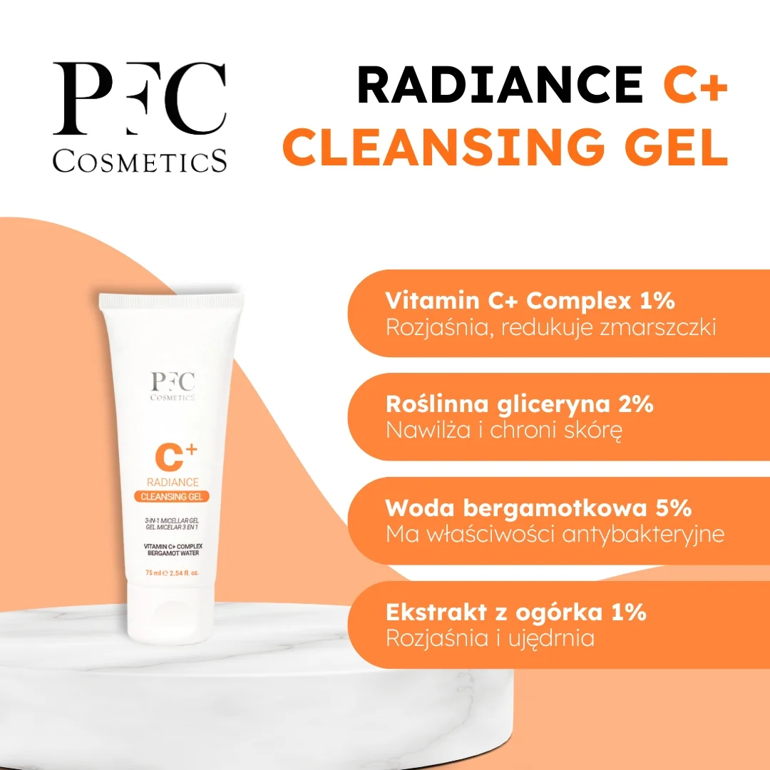 Radiance C+ Cleansing żel do twarzy, 75 ml