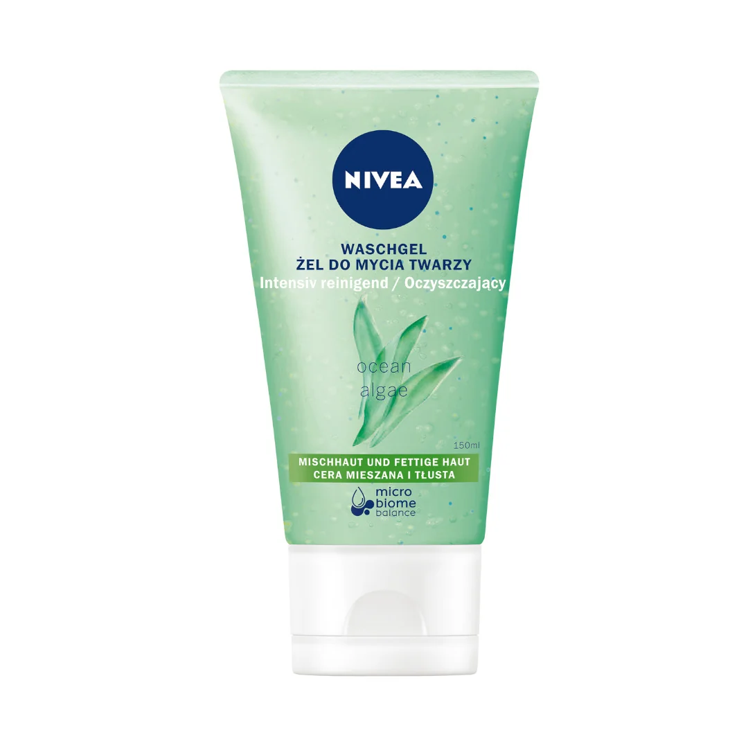 Nivea Żel do mycia twarzy cera mieszana i tłusta, 150 ml