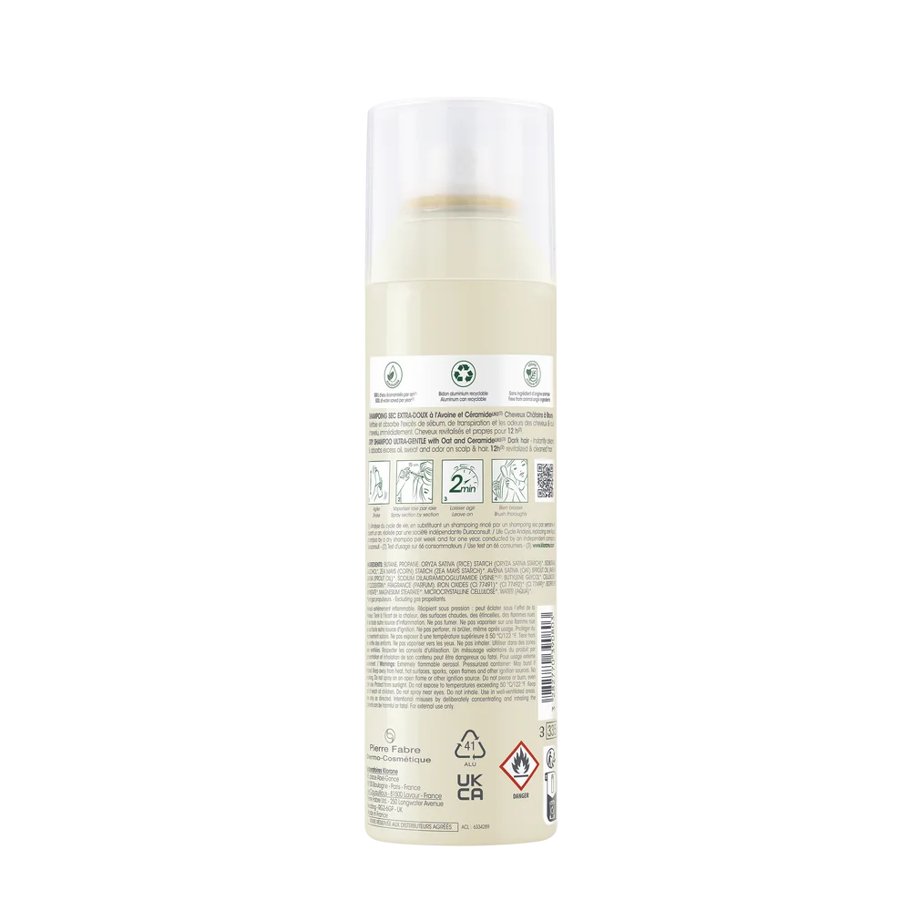 Klorane ultrałagodny szampon suchy z Owsem i Ceramideᴸᴵᴷᴱ , 150 ml 