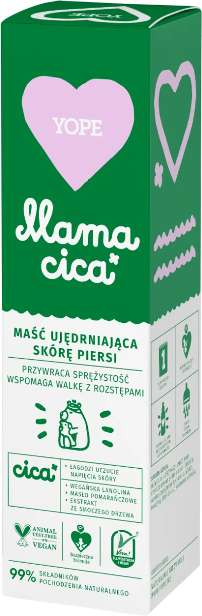 Yope Mama CICA maść ujędrniająca skórę piersi, 100 ml