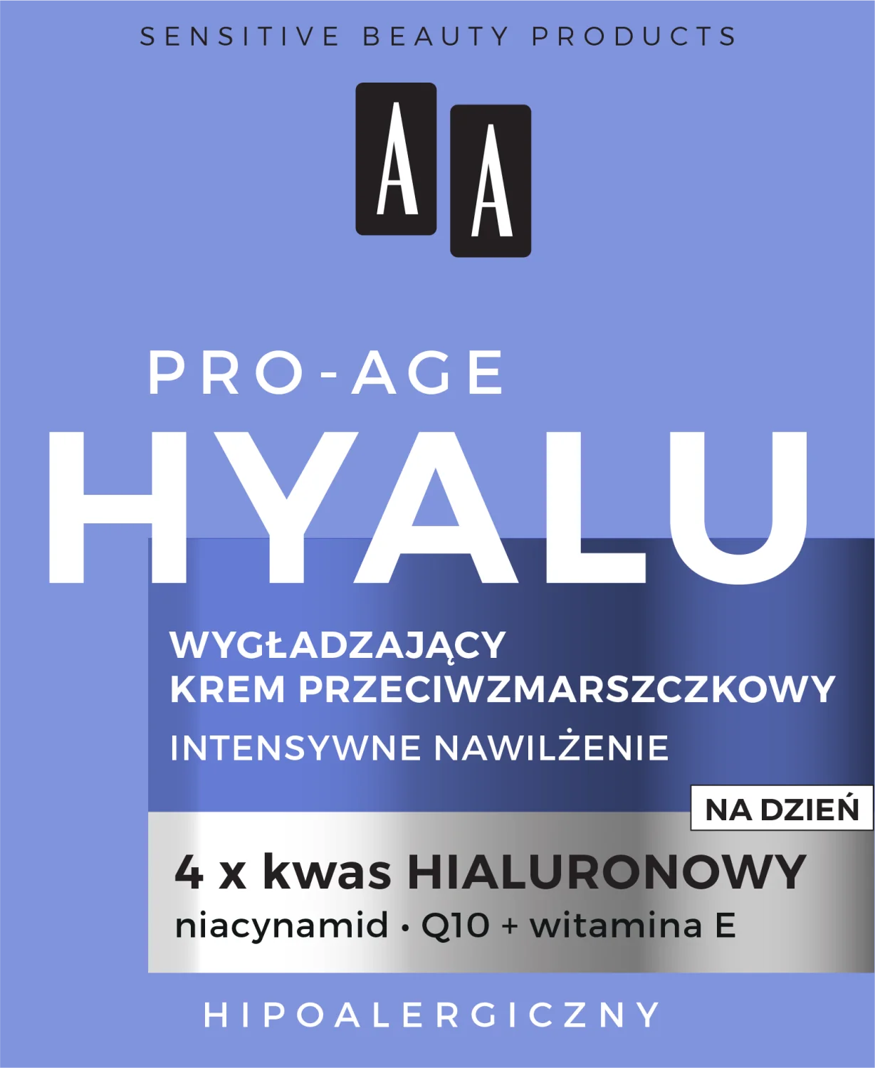 AA Pro-Age Hyalu, wygładzający krem przeciwzmarszczkowy na dzień, 50ml