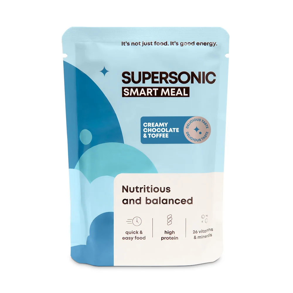 Supersonic Smart Meal pełnowartościowy posiłek o smaku kremowej czekolady z toffee, 1 porcja, 100 g