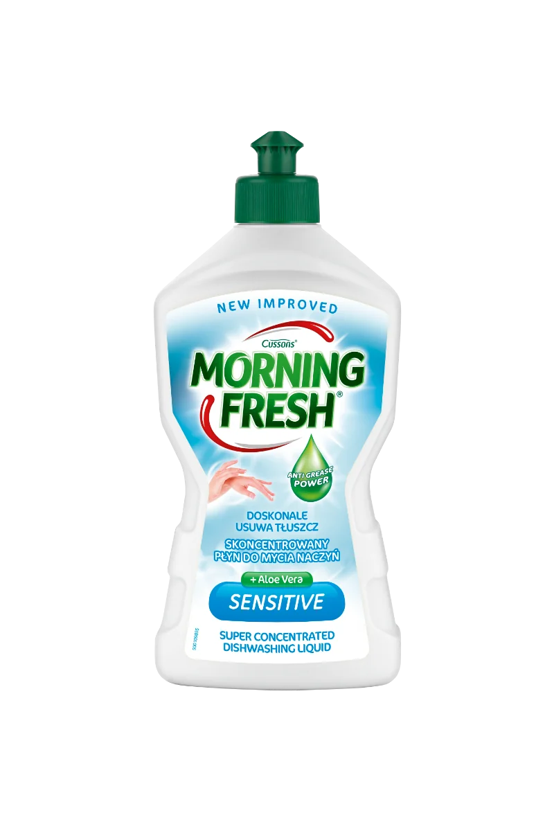 Morning Fresh Sensitive Skoncentrowany płyn do mycia naczyń z aloesem, 450 ml