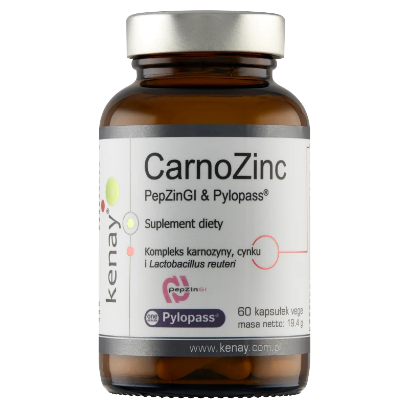 KenayAG, CarnoZinc PepZinGl & Pulopass, suplement diety, 60 kapsułek