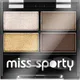 Miss Sporty Studio Colour Quattro poczwórne cienie do powiek 413 100% Golden, 5 g