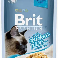 Brit Cat Pouch fillets with Chicken in Gravy karma mokra dla kotów, 85 g