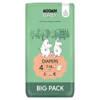 Moomin Baby pieluszki ekologiczne 4, 7-14 kg, 63 szt.