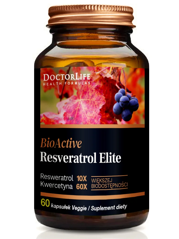 Doctor Life, Resveratrol Elite, 60 kapsułek