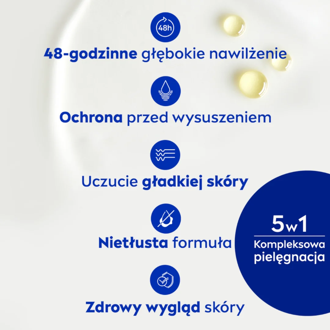 Nivea odżywcze mleczko do ciała dla suchej skóry, 400 ml