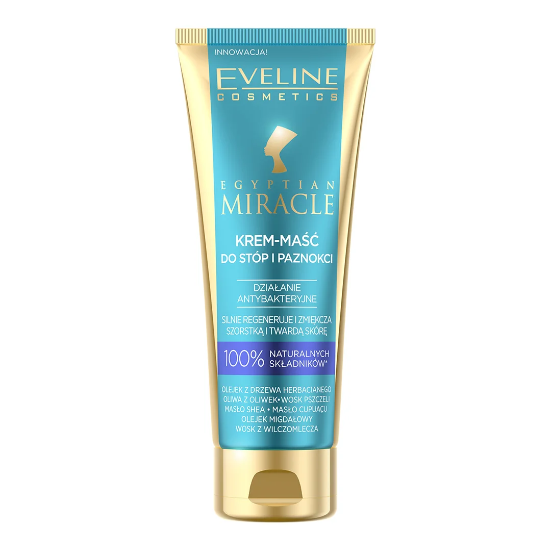 Eveline Cosmetics Egyptian Miracle Krem-maść do stóp i paznokci, 50 ml