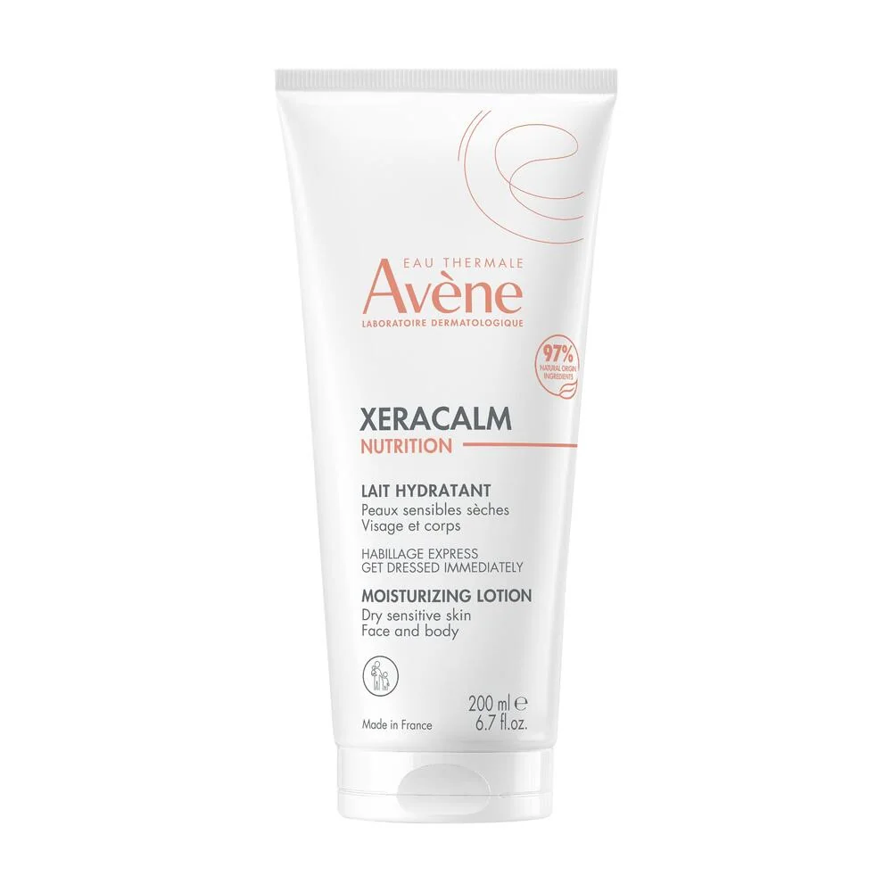 Avène Xeracalm Nutrition, mleczko nawilżające do twarzy i ciała, 200 ml