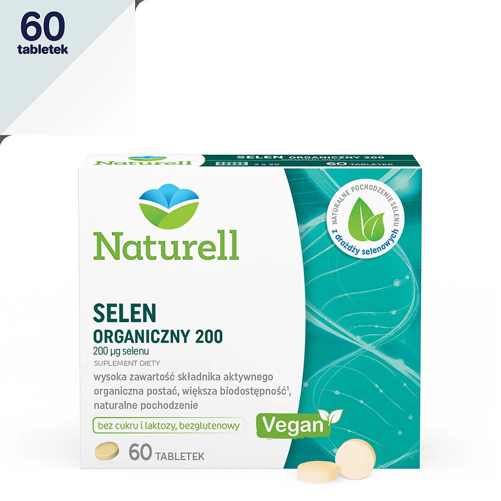 Naturell Selen Organiczny 200 60 tabletek