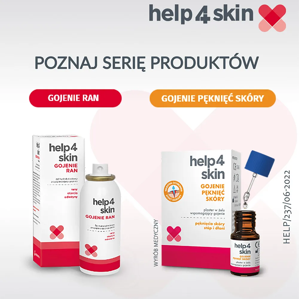 Help4Skin Gojenie Oparzeń, żel, 75 g 