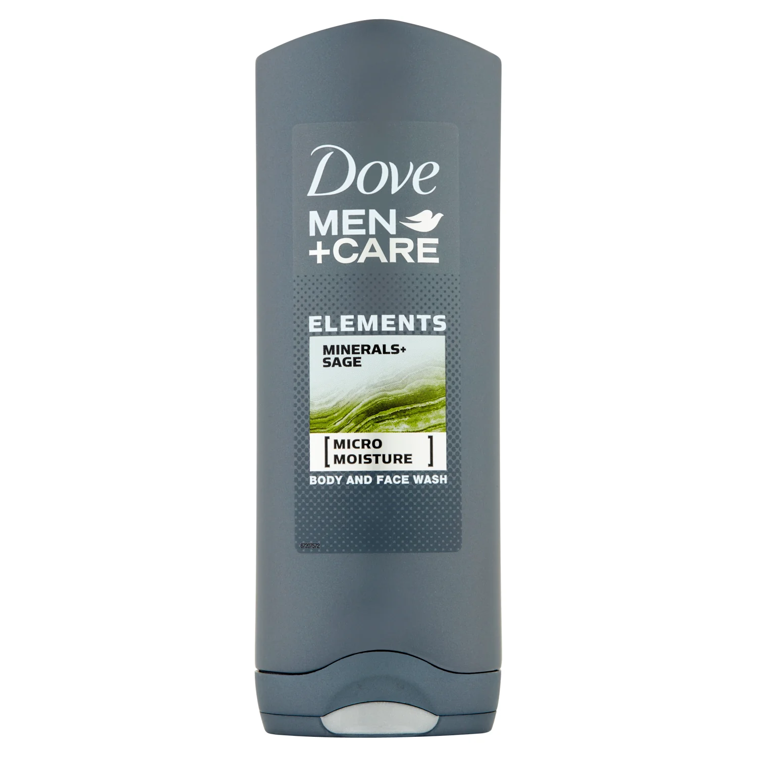 Dove Men+Care Elements Minerals + Sage, nawilżający żel pod prysznic dla mężczyzn do mycia ciała i twarzy, 250 ml