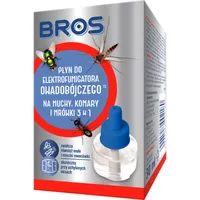 BROS, Płyn do elektrofumigatora 3w1, na muchy, komary i mrówki, 30 ml