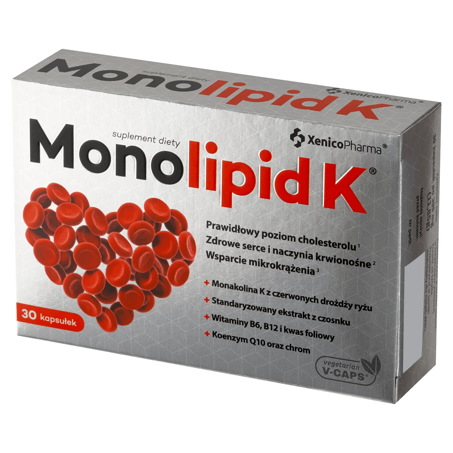 Monolipid K suplement diety, 30 kapsułek