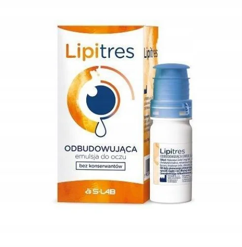 Lipitres, odbudowująca emulsja do oczu, 10 ml