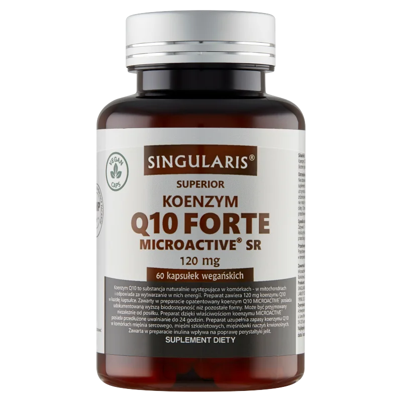 Singularis Superior Koenzym Q10 Forte Microactive SR, suplement diety, 60 kapsułek