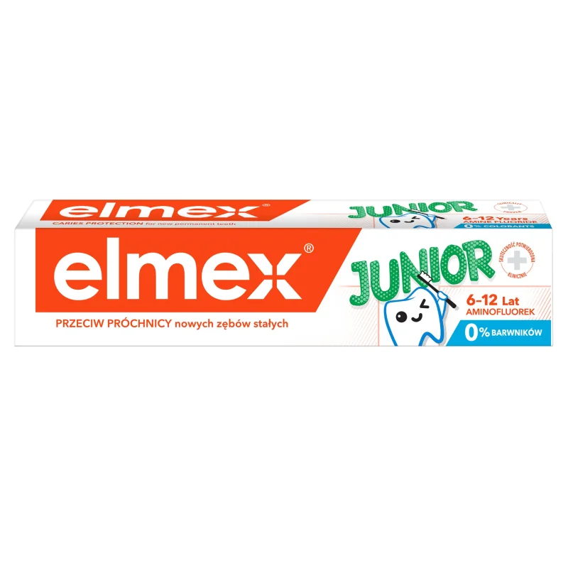 Elmex Junior, pasta dla dzieci 6-12 lat, 75 ml