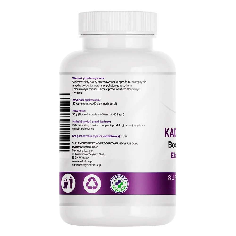 MedFuture Kadzidłowiec ekstrakt 650 mg, 60 kapsułek