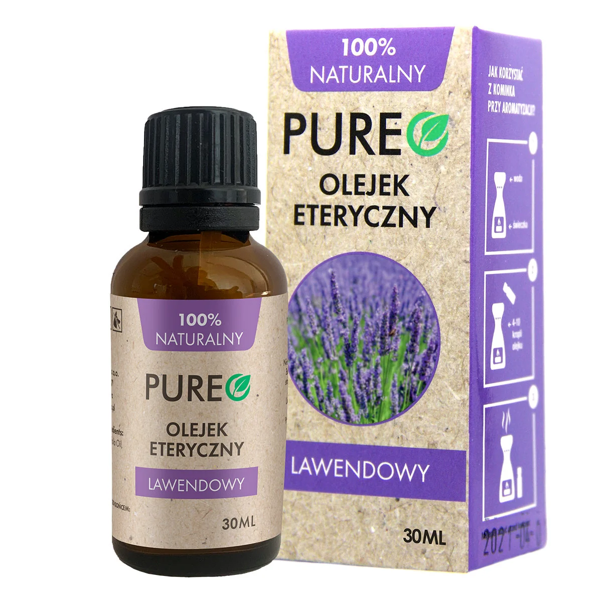 Pureo, olejek eteryczny lawendowy, 30 ml