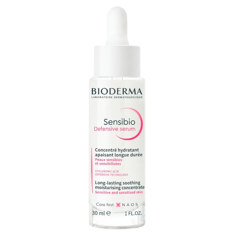 Bioderma Sensibio Defensive Serum, Łagodzące serum nawilżające, 30 ml