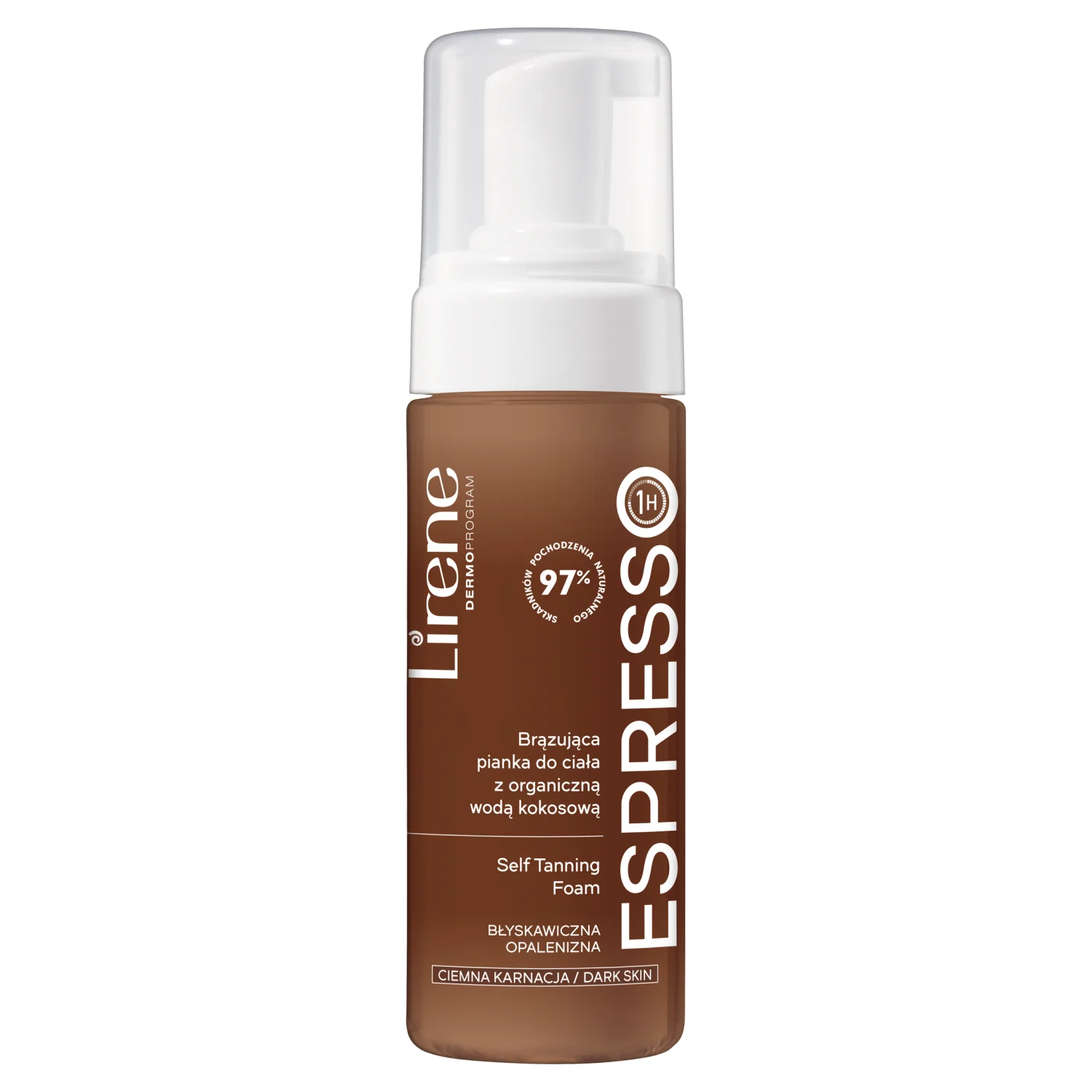 Lirene Self Tanning brązująca pianka samoopalająca do ciała Espresso, 150 ml