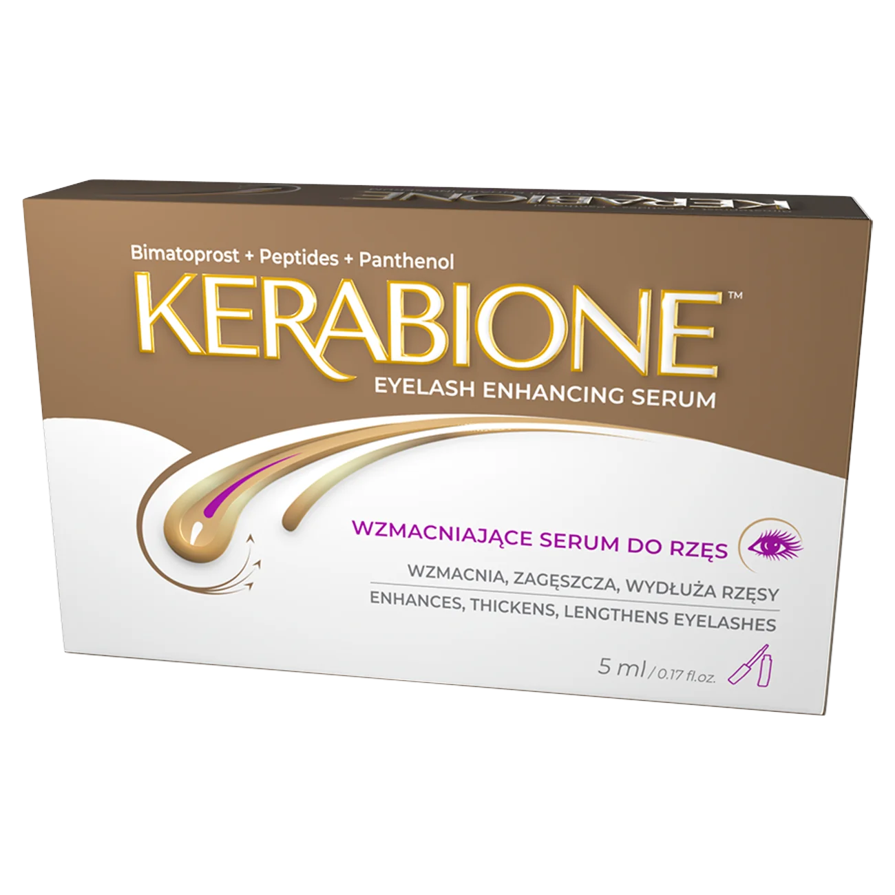 Kerabione, serum wzmacniające do rzęs, 5 ml