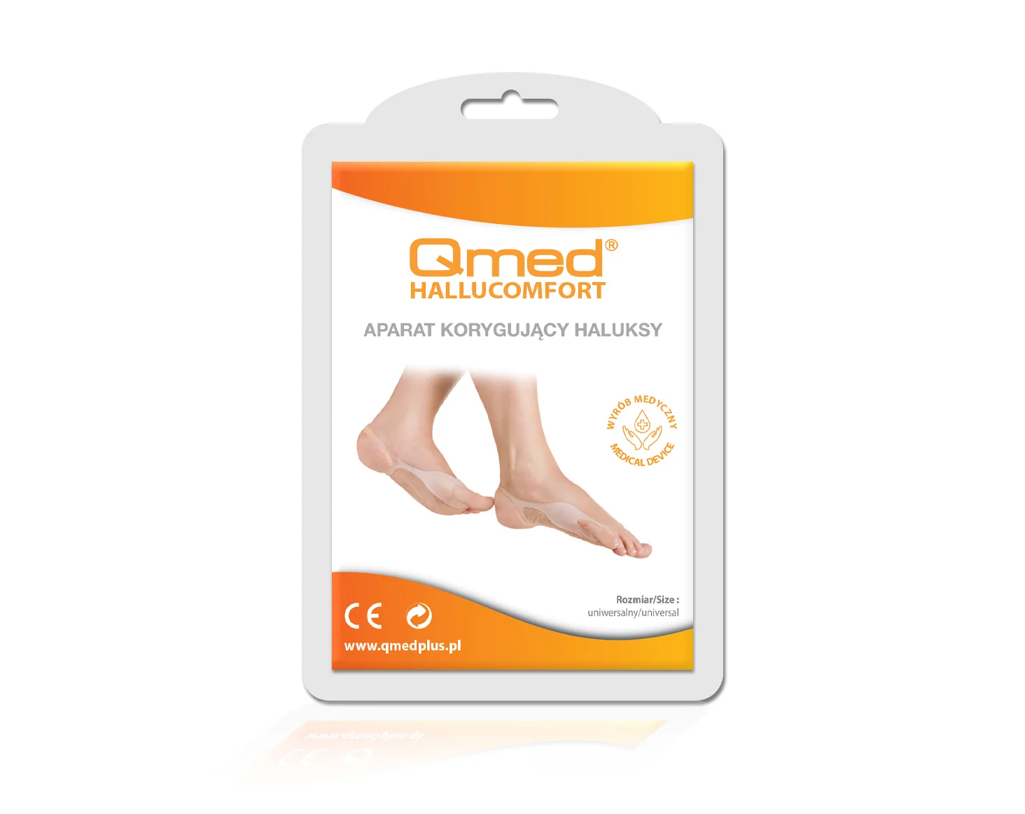 Qmed Care Hallucomfort aparat korygujący haluksy, 1 para