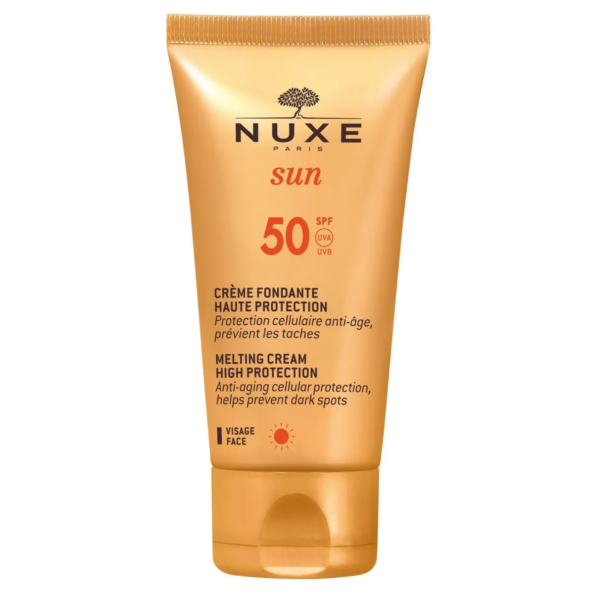 Nuxe Sun Krem ochronny do twarzy SPF50, 50 ml