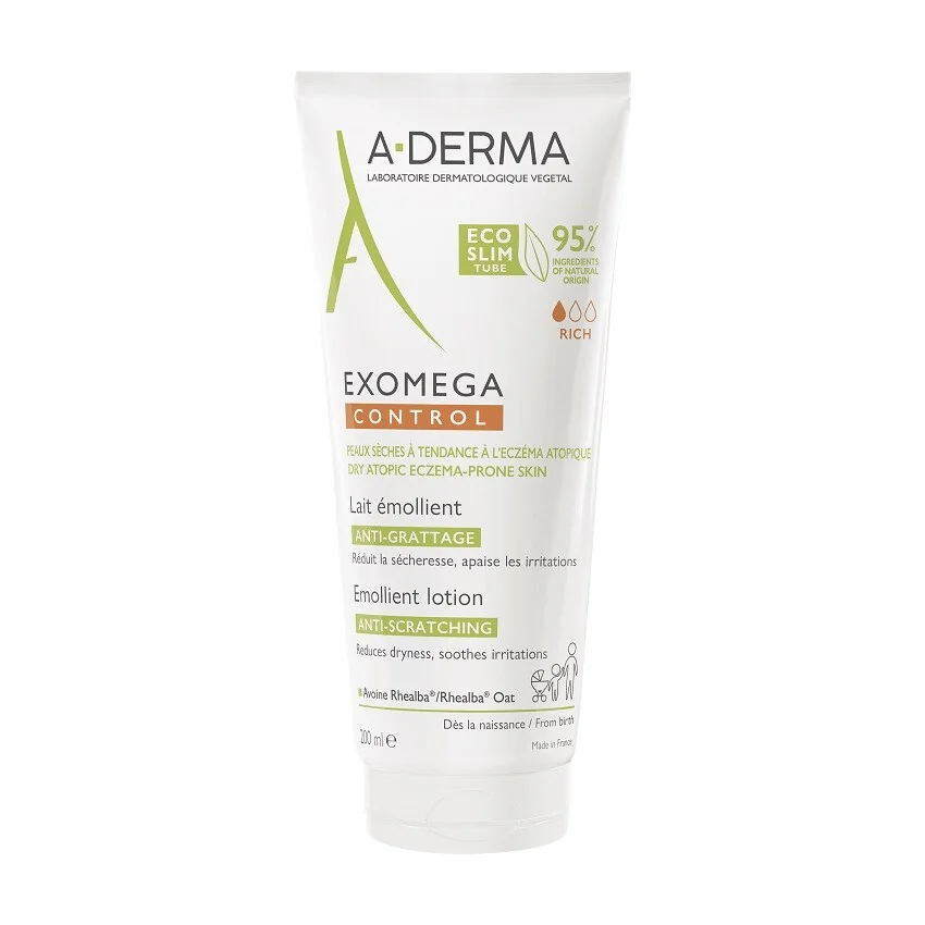 A-Derma Exomega Control, mleczko emolient, 200 ml